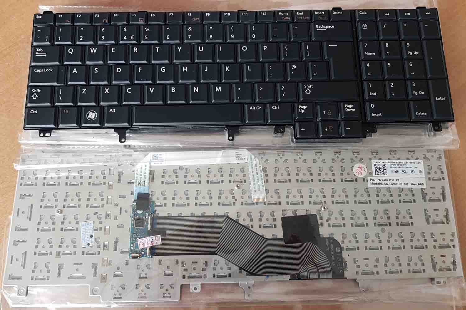 Notebook keyboard voor Dell Latitude E6520 E6530 E6540 E5520 E5530 without backlit big 'Enter' * Toetsenbord Laptop – BorcaDen | Because love your devices