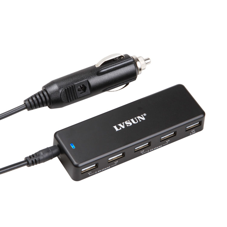 Bewijzen Zo veel Dialoog Smart 5-poorts 36W USB lader voor in de auto {LS-5US} * Adapter Lader USB  Oplader – BorcaDen | Because we love your devices