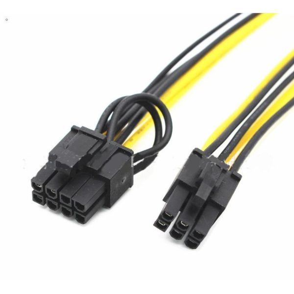 mini pcie 6 pin naar pcie 8 pin graphics card power supply cable voor apple power mac g5 * kabels & verloopstekkers voedingskabel adapter